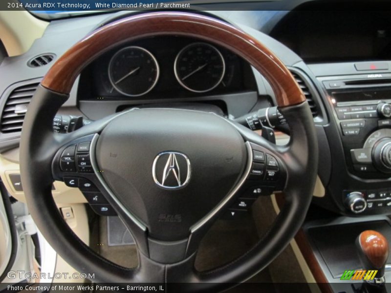 White Diamond Pearl / Parchment 2014 Acura RDX Technology