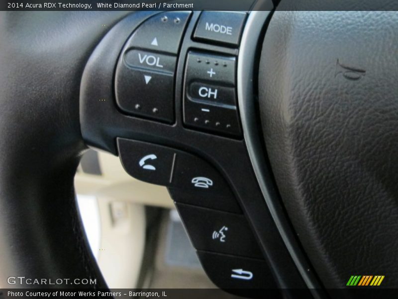White Diamond Pearl / Parchment 2014 Acura RDX Technology