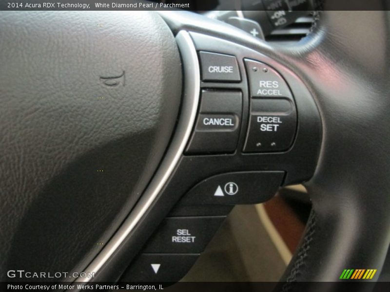 White Diamond Pearl / Parchment 2014 Acura RDX Technology