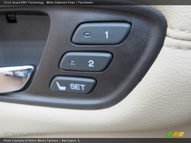 White Diamond Pearl / Parchment 2014 Acura RDX Technology
