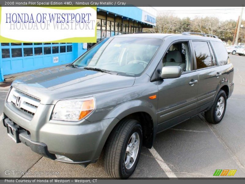 Nimbus Gray Metallic / Gray 2008 Honda Pilot Special Edition 4WD