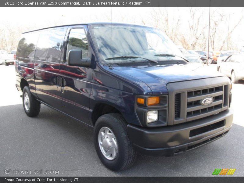 Dark Blue Pearl Metallic / Medium Flint 2011 Ford E Series Van E250 Commercial