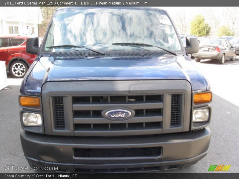 Dark Blue Pearl Metallic / Medium Flint 2011 Ford E Series Van E250 Commercial