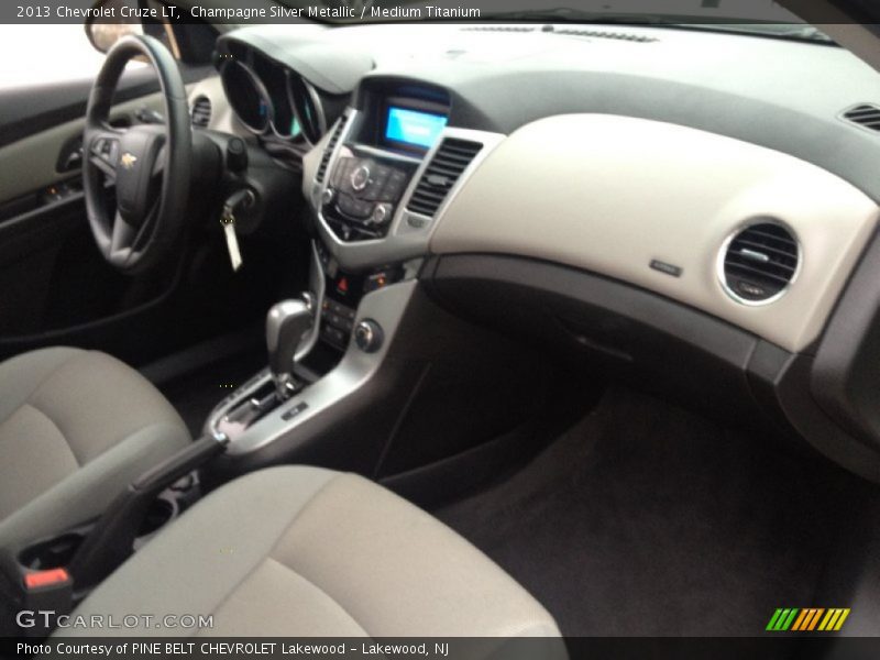 Champagne Silver Metallic / Medium Titanium 2013 Chevrolet Cruze LT