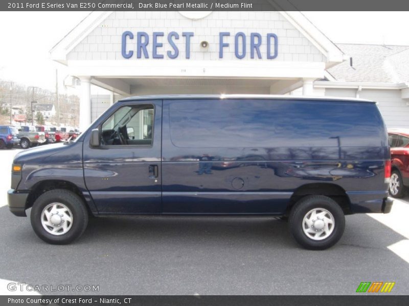 Dark Blue Pearl Metallic / Medium Flint 2011 Ford E Series Van E250 Commercial