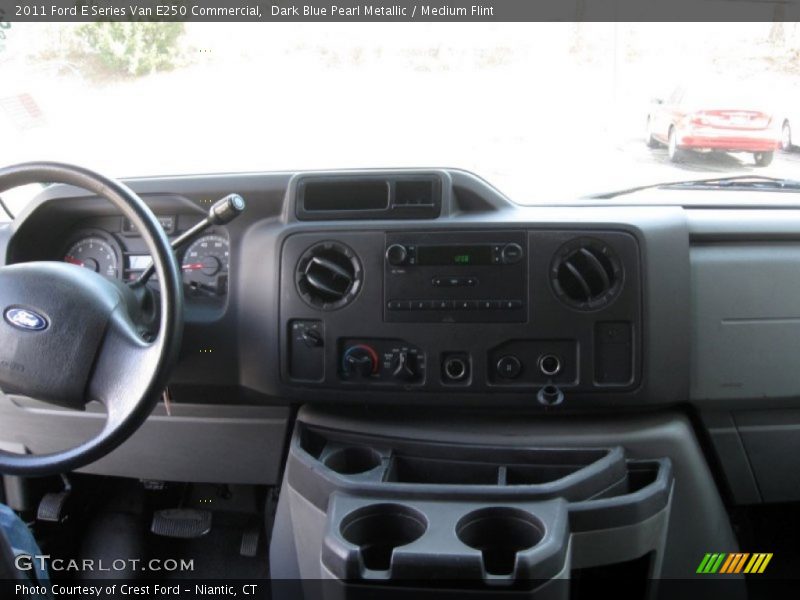 Dark Blue Pearl Metallic / Medium Flint 2011 Ford E Series Van E250 Commercial