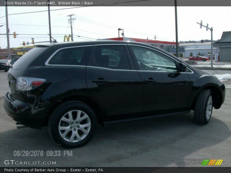 Brilliant Black / Black 2009 Mazda CX-7 Sport AWD