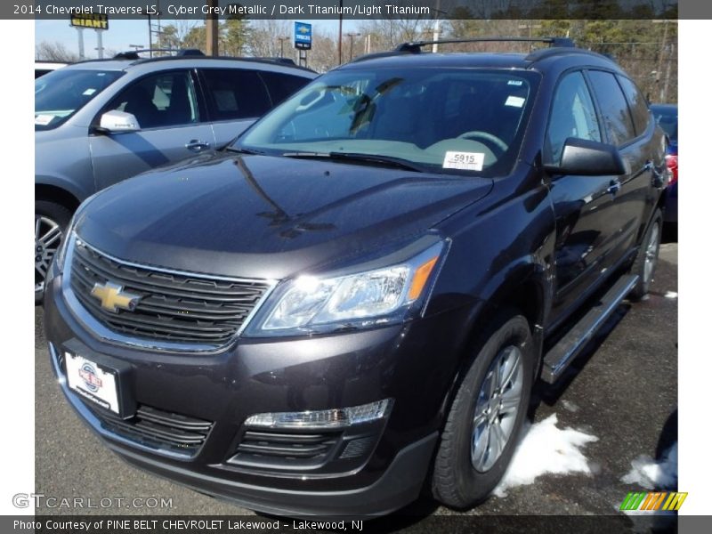 Cyber Grey Metallic / Dark Titanium/Light Titanium 2014 Chevrolet Traverse LS