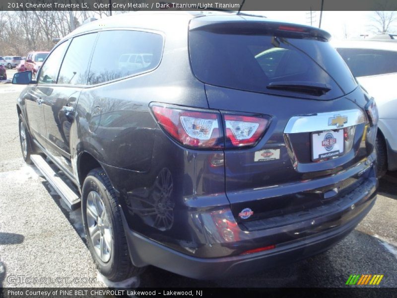 Cyber Grey Metallic / Dark Titanium/Light Titanium 2014 Chevrolet Traverse LS