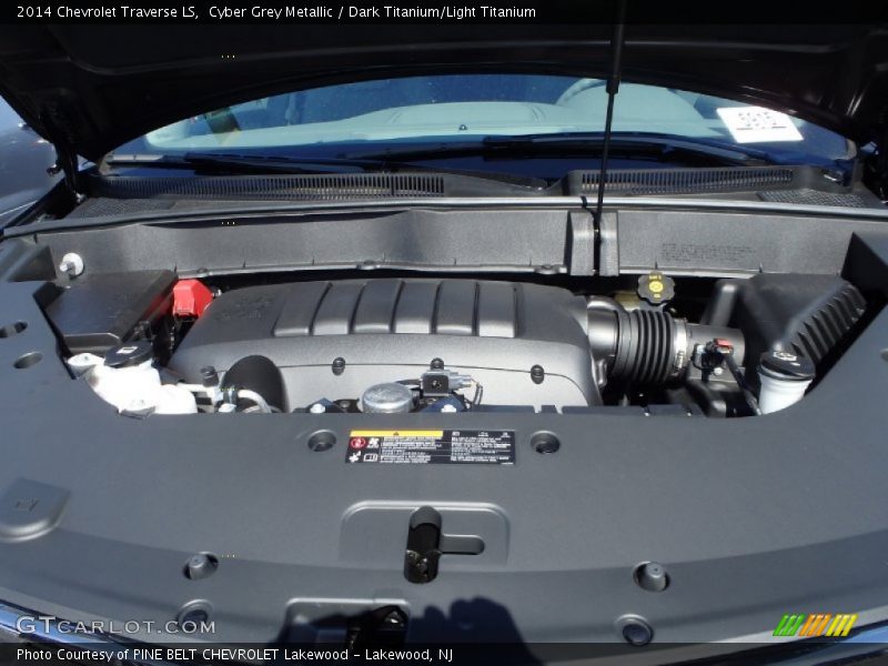 Cyber Grey Metallic / Dark Titanium/Light Titanium 2014 Chevrolet Traverse LS
