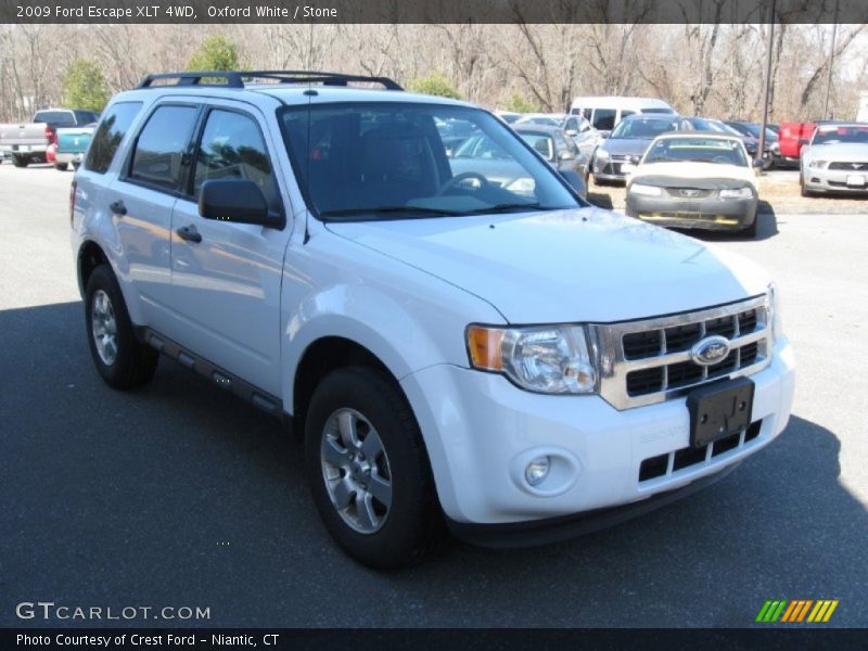 Oxford White / Stone 2009 Ford Escape XLT 4WD