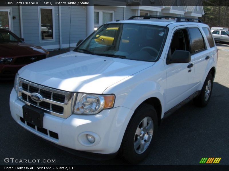 Oxford White / Stone 2009 Ford Escape XLT 4WD