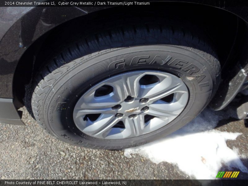 Cyber Grey Metallic / Dark Titanium/Light Titanium 2014 Chevrolet Traverse LS