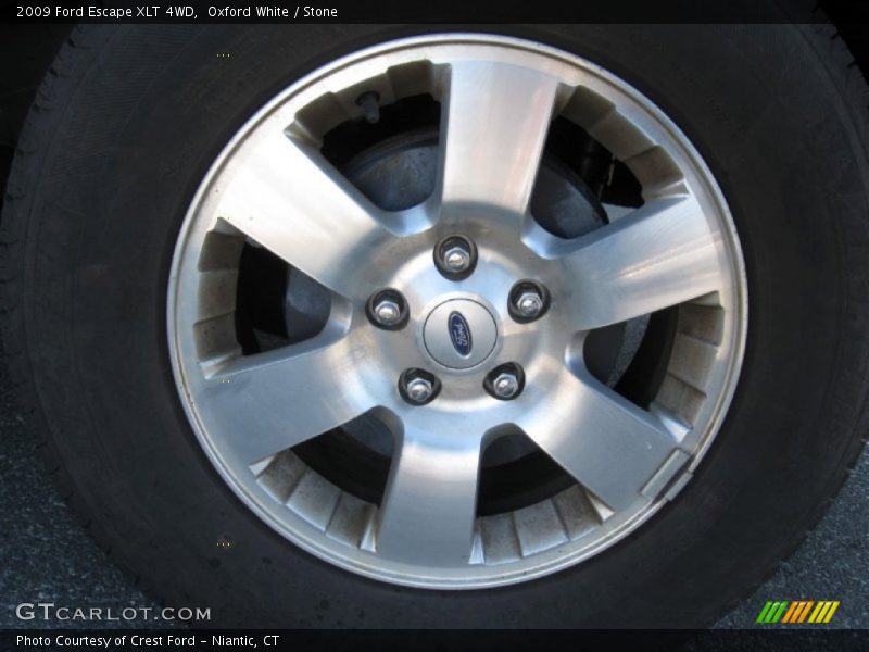 Oxford White / Stone 2009 Ford Escape XLT 4WD