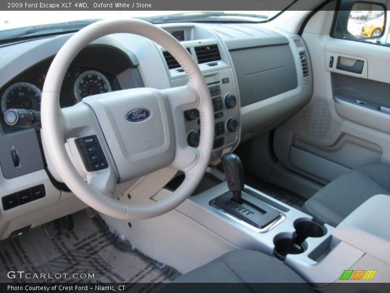 Oxford White / Stone 2009 Ford Escape XLT 4WD