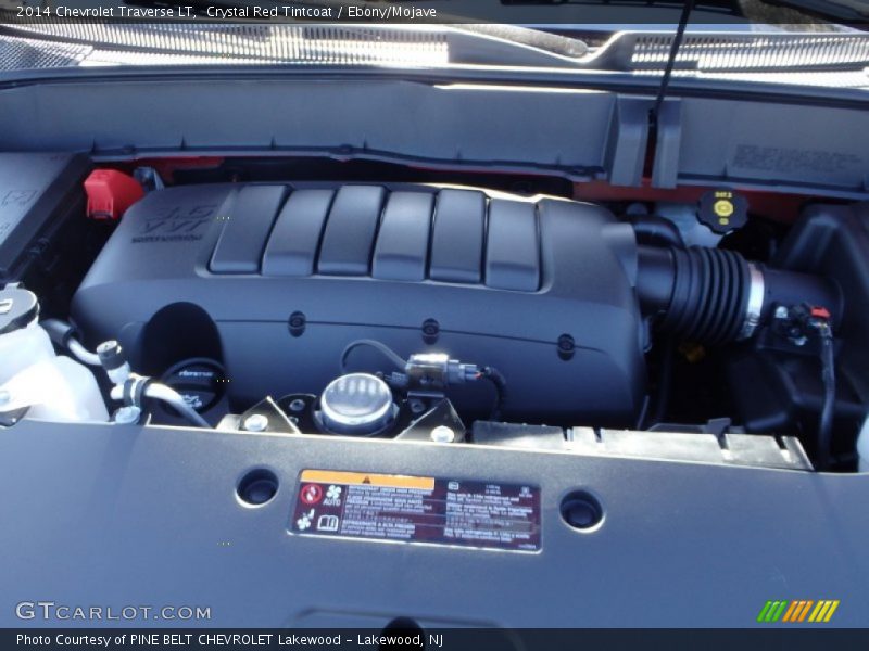 Crystal Red Tintcoat / Ebony/Mojave 2014 Chevrolet Traverse LT