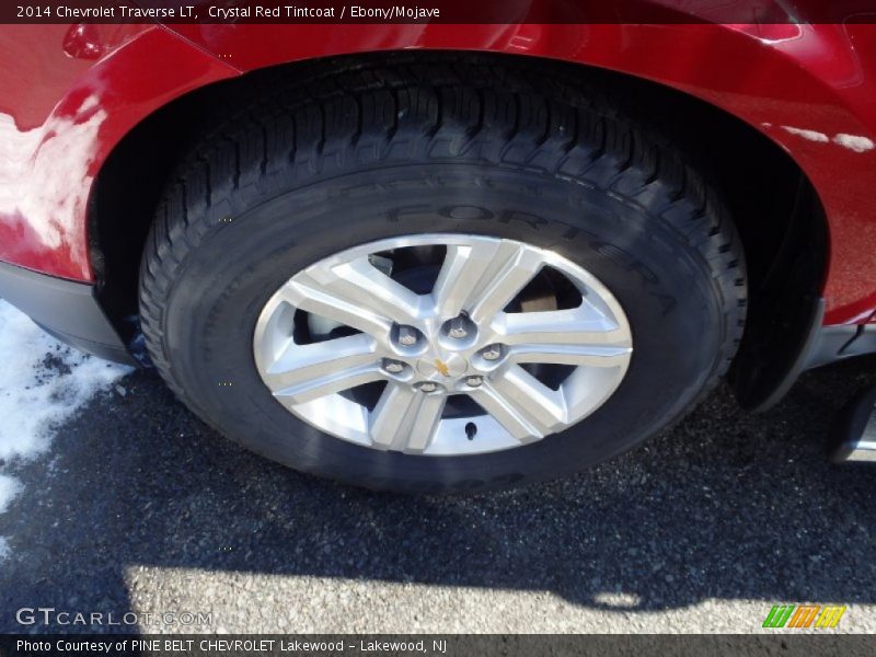 Crystal Red Tintcoat / Ebony/Mojave 2014 Chevrolet Traverse LT