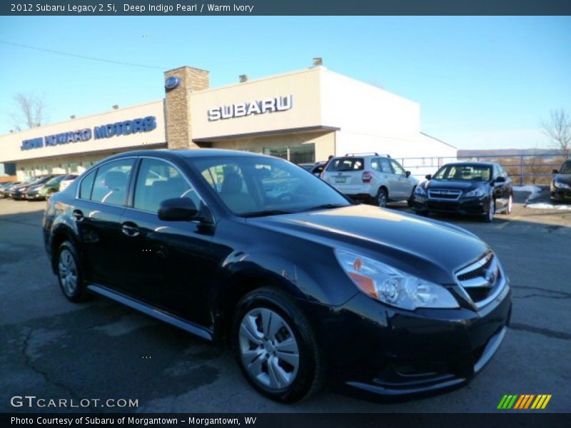 Deep Indigo Pearl / Warm Ivory 2012 Subaru Legacy 2.5i