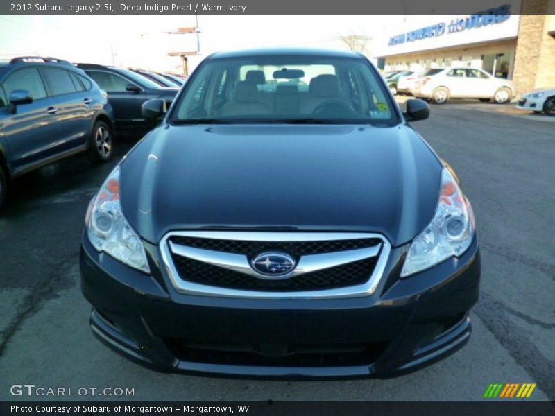 Deep Indigo Pearl / Warm Ivory 2012 Subaru Legacy 2.5i