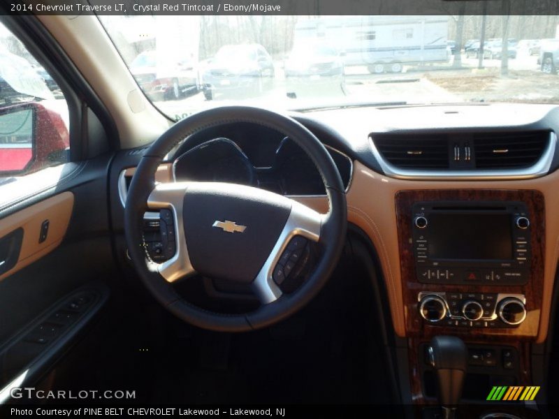 Crystal Red Tintcoat / Ebony/Mojave 2014 Chevrolet Traverse LT