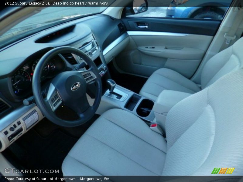 Deep Indigo Pearl / Warm Ivory 2012 Subaru Legacy 2.5i