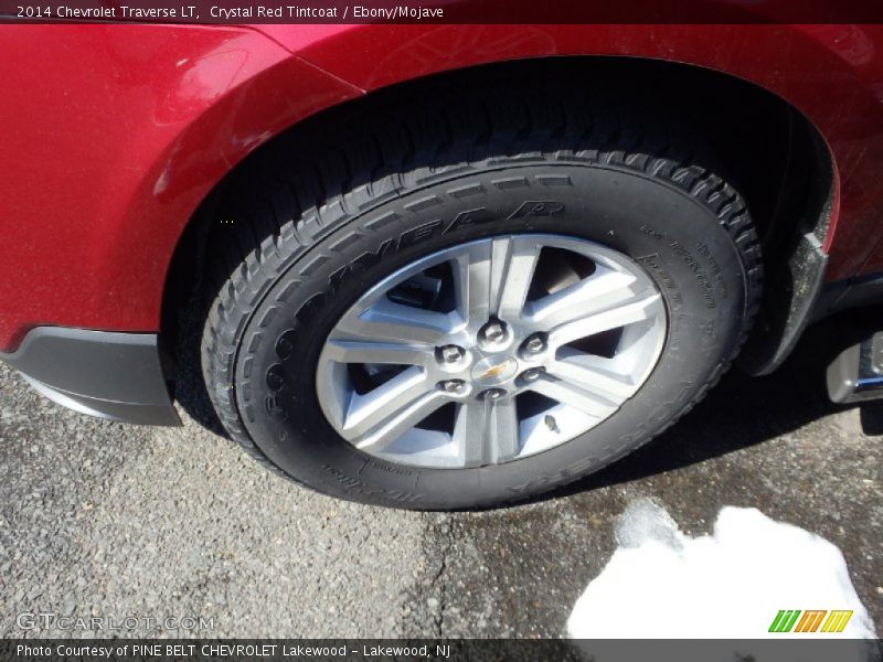 Crystal Red Tintcoat / Ebony/Mojave 2014 Chevrolet Traverse LT