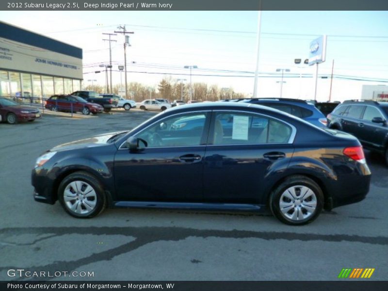 Deep Indigo Pearl / Warm Ivory 2012 Subaru Legacy 2.5i
