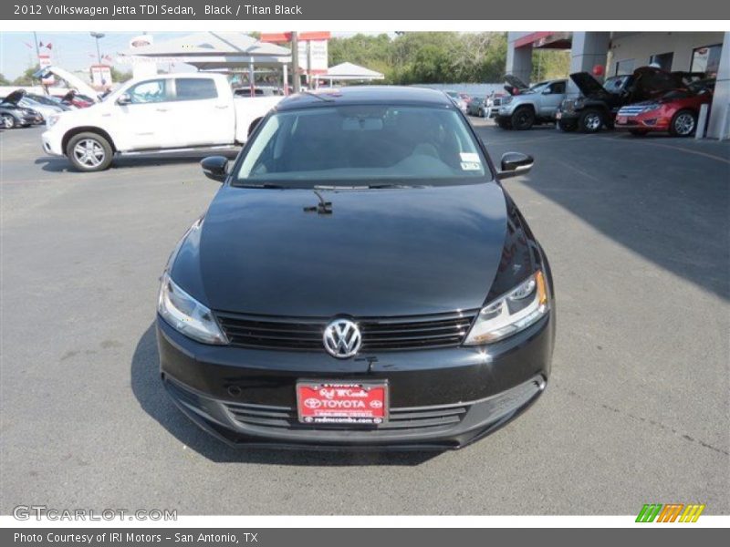 Black / Titan Black 2012 Volkswagen Jetta TDI Sedan