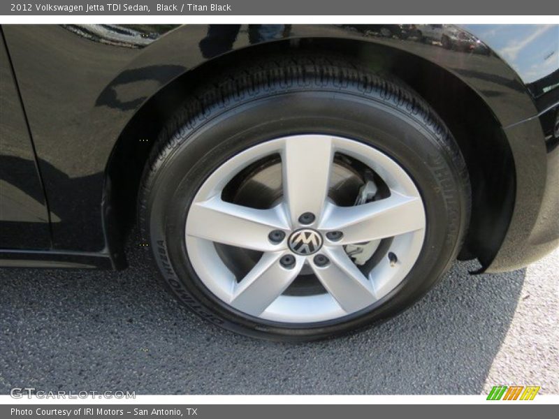 Black / Titan Black 2012 Volkswagen Jetta TDI Sedan