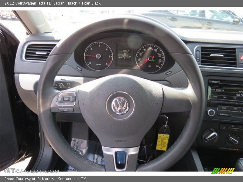 Black / Titan Black 2012 Volkswagen Jetta TDI Sedan