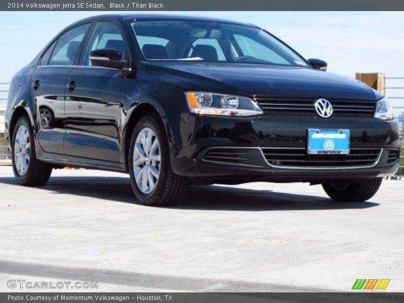 Black / Titan Black 2014 Volkswagen Jetta SE Sedan