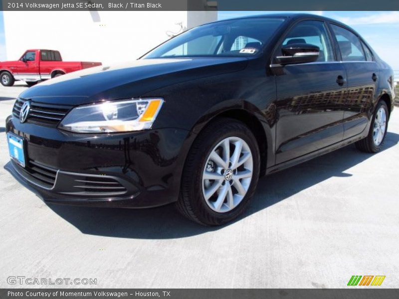 Black / Titan Black 2014 Volkswagen Jetta SE Sedan