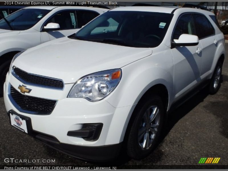 Summit White / Light Titanium/Jet Black 2014 Chevrolet Equinox LT