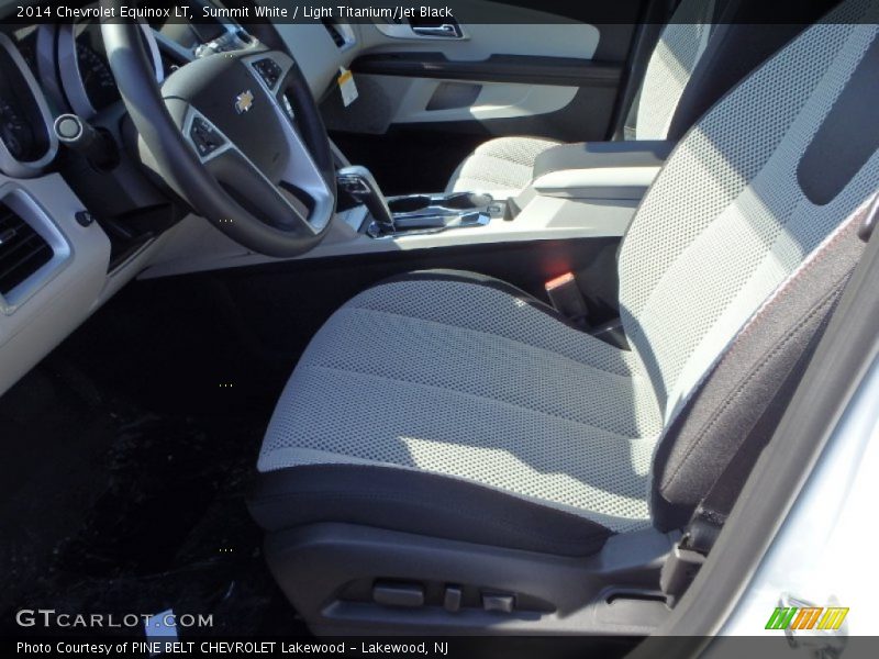 Summit White / Light Titanium/Jet Black 2014 Chevrolet Equinox LT