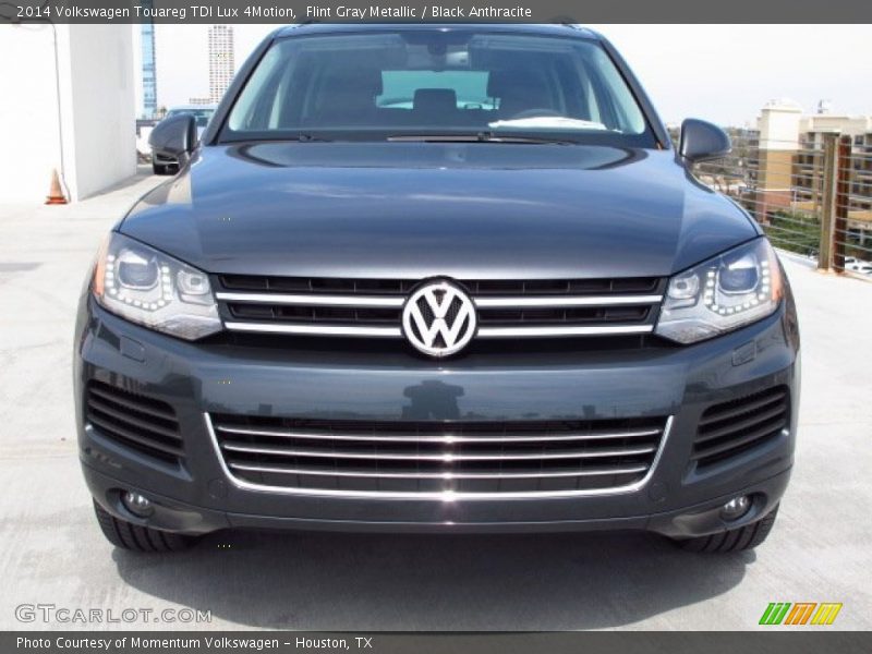 Flint Gray Metallic / Black Anthracite 2014 Volkswagen Touareg TDI Lux 4Motion
