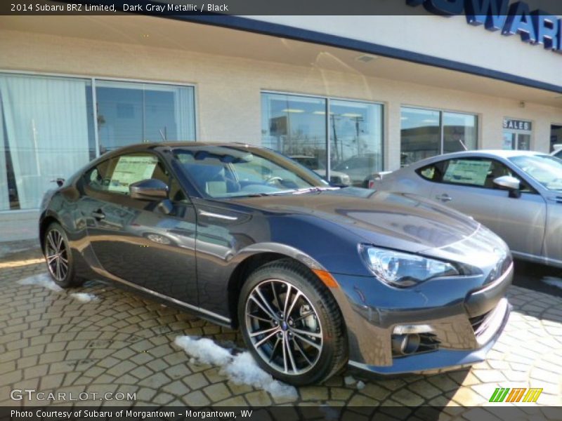 Dark Gray Metallic / Black 2014 Subaru BRZ Limited