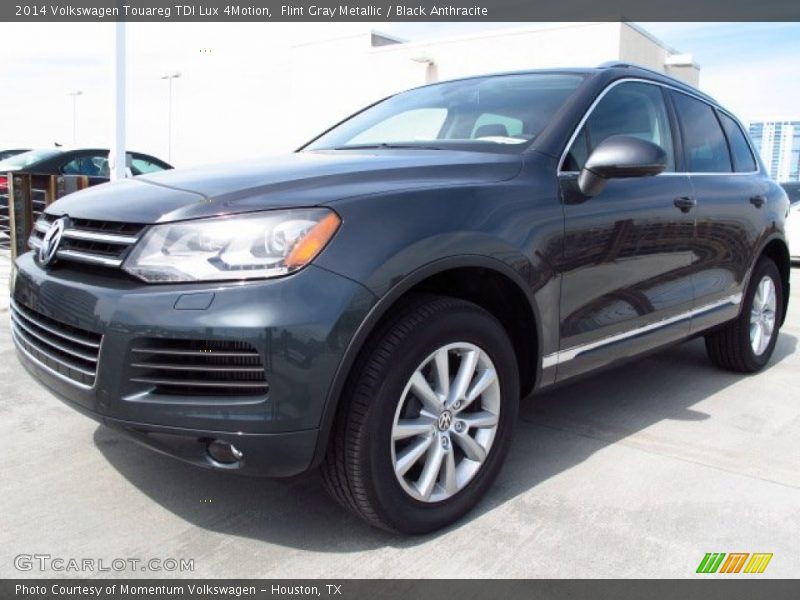 Flint Gray Metallic / Black Anthracite 2014 Volkswagen Touareg TDI Lux 4Motion
