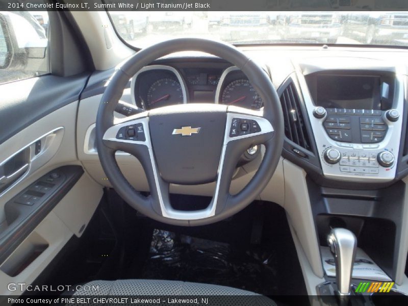 Summit White / Light Titanium/Jet Black 2014 Chevrolet Equinox LT
