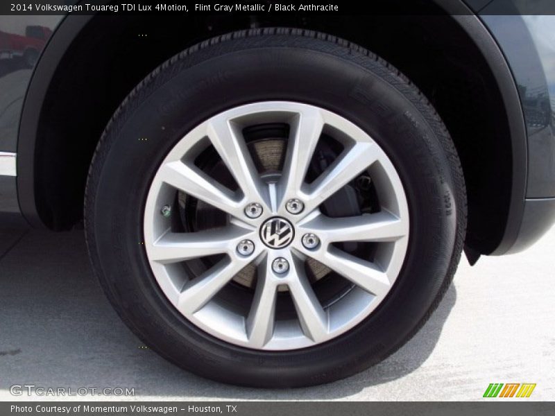 Flint Gray Metallic / Black Anthracite 2014 Volkswagen Touareg TDI Lux 4Motion