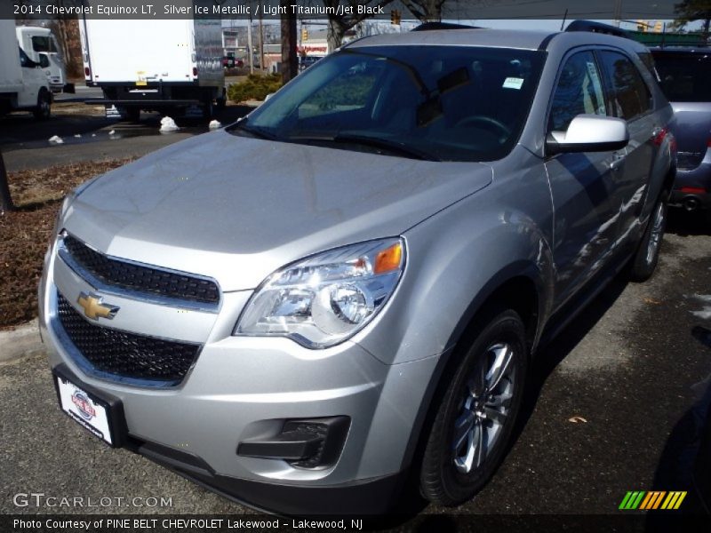 Silver Ice Metallic / Light Titanium/Jet Black 2014 Chevrolet Equinox LT