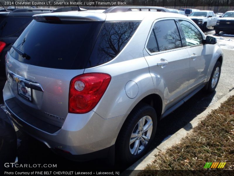 Silver Ice Metallic / Light Titanium/Jet Black 2014 Chevrolet Equinox LT