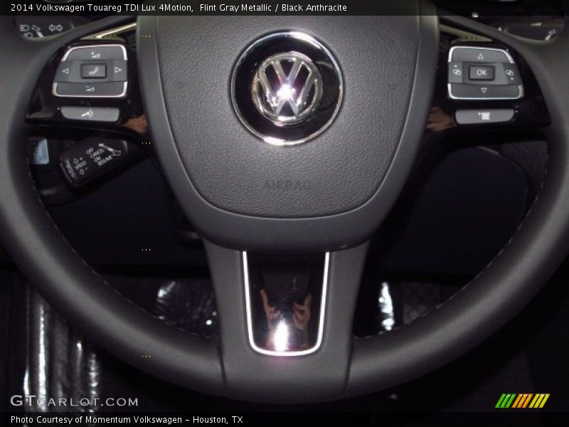 Flint Gray Metallic / Black Anthracite 2014 Volkswagen Touareg TDI Lux 4Motion