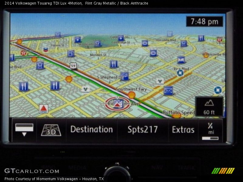 Flint Gray Metallic / Black Anthracite 2014 Volkswagen Touareg TDI Lux 4Motion