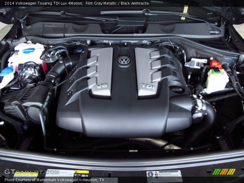 Flint Gray Metallic / Black Anthracite 2014 Volkswagen Touareg TDI Lux 4Motion