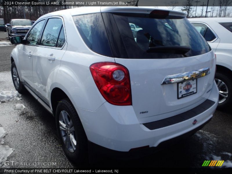 Summit White / Light Titanium/Jet Black 2014 Chevrolet Equinox LS AWD