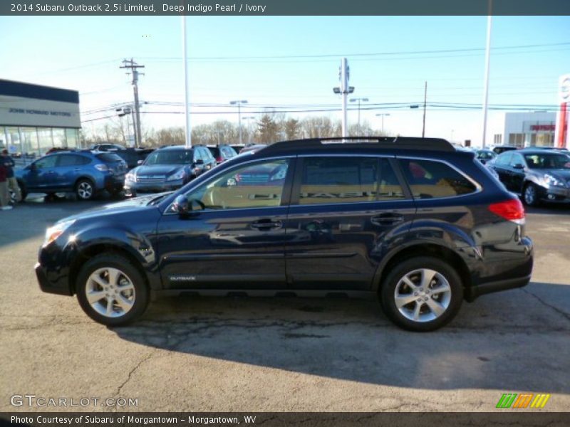Deep Indigo Pearl / Ivory 2014 Subaru Outback 2.5i Limited