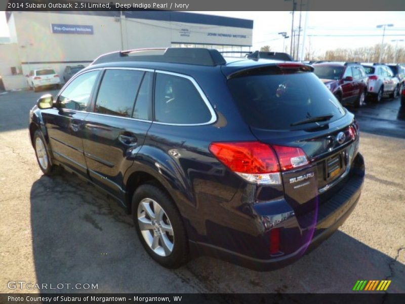 Deep Indigo Pearl / Ivory 2014 Subaru Outback 2.5i Limited
