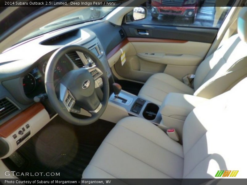 Deep Indigo Pearl / Ivory 2014 Subaru Outback 2.5i Limited