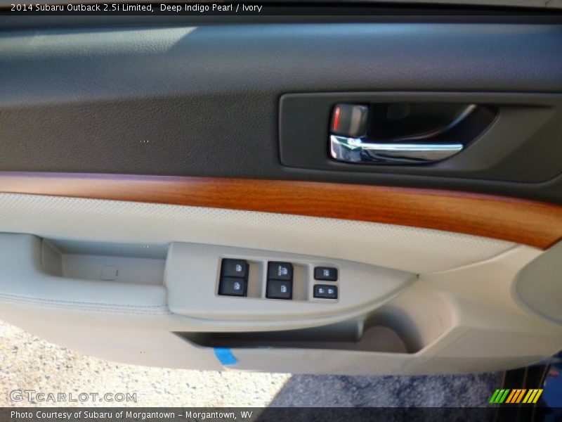 Deep Indigo Pearl / Ivory 2014 Subaru Outback 2.5i Limited