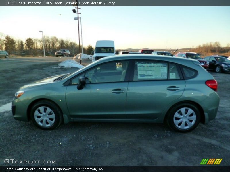 Jasmine Green Metallic / Ivory 2014 Subaru Impreza 2.0i 5 Door